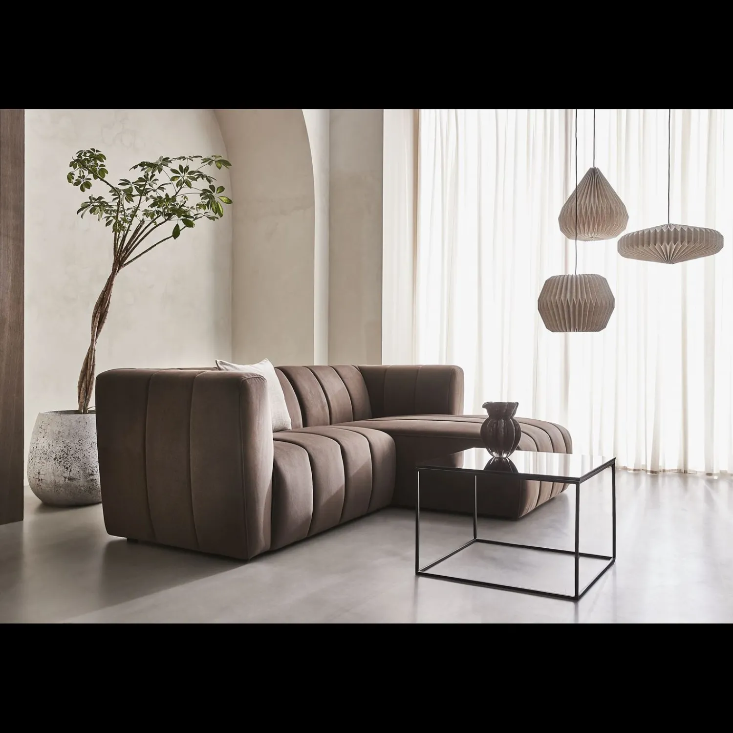 Online ILVA Ingvi højrevendt sofa med chaiselong