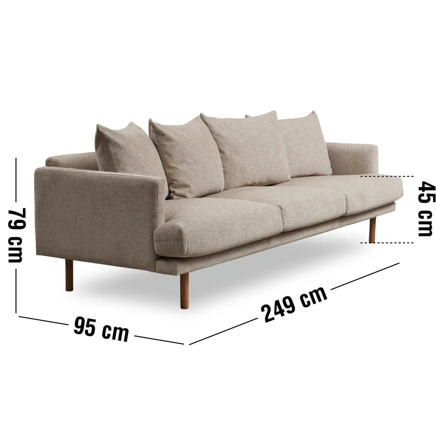 Online ILVA Kramfors 3 pers. XL Sofa