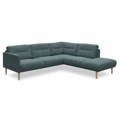 Best ILVA Larvik højrevendt hjørnesofa med pufafslutning