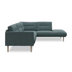 Best ILVA Larvik højrevendt hjørnesofa med pufafslutning