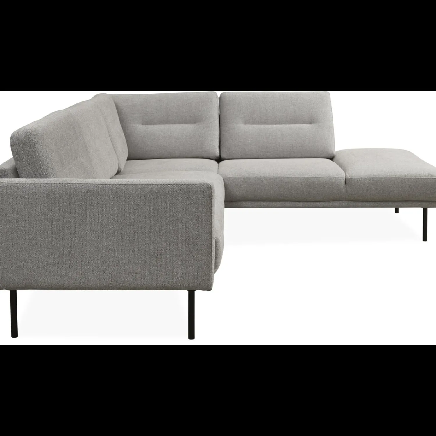Online ILVA Larvik højrevendt hjørnesofa med pufafslutning