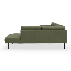 Online ILVA Larvik højrevendt hjørnesofa med pufafslutning