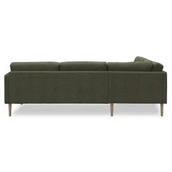 New ILVA Larvik venstrevendt hjørnesofa med pufafslutning