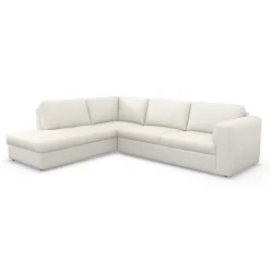Outlet ILVA Lean venstrevendt hjørnesofa med pufafslutning