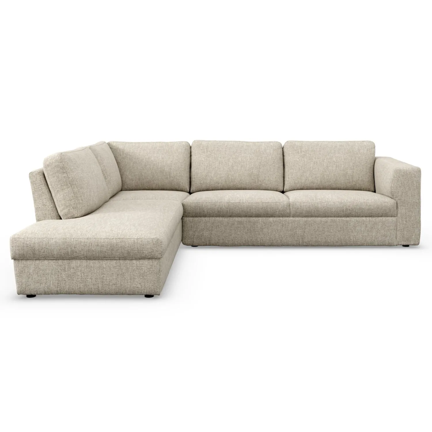 New ILVA Lean venstrevendt hjørnesofa med pufafslutning