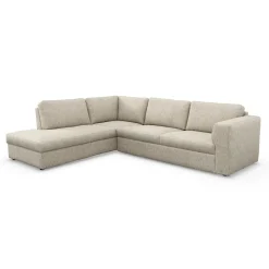 New ILVA Lean venstrevendt hjørnesofa med pufafslutning