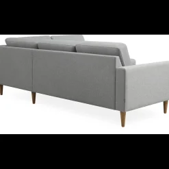 Online ILVA Linea højrevendt hjørnesofa med pufafslutning