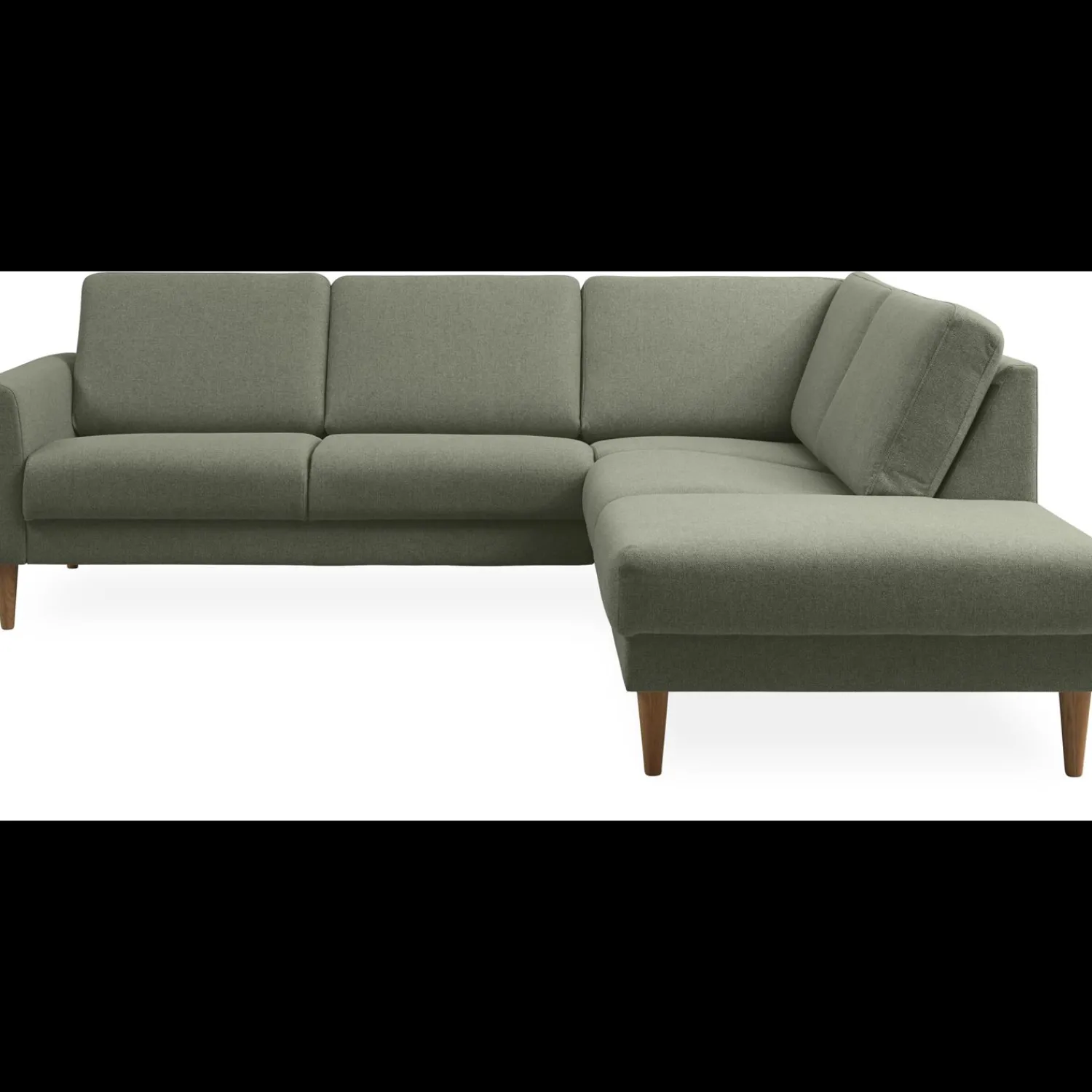 New ILVA Linea højrevendt hjørnesofa med pufafslutning