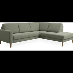 New ILVA Linea højrevendt hjørnesofa med pufafslutning