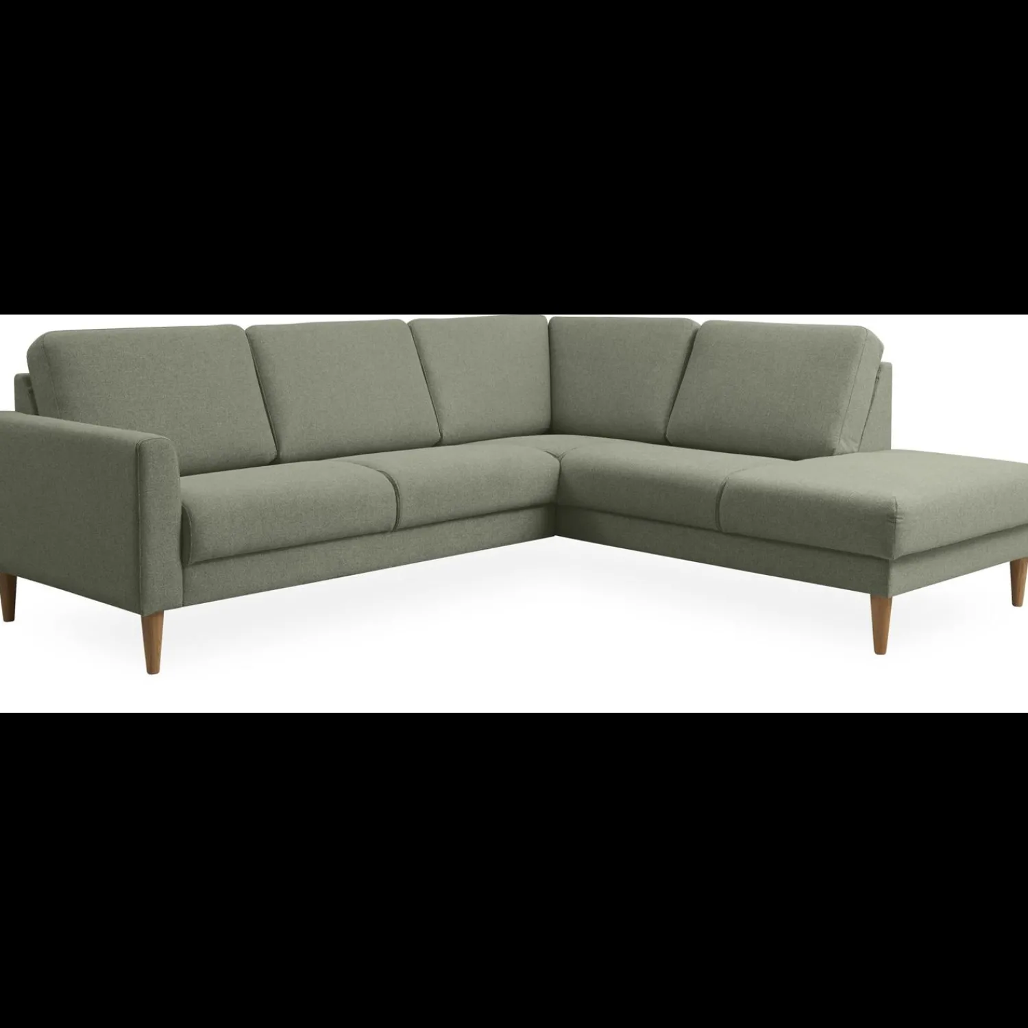 New ILVA Linea højrevendt hjørnesofa med pufafslutning
