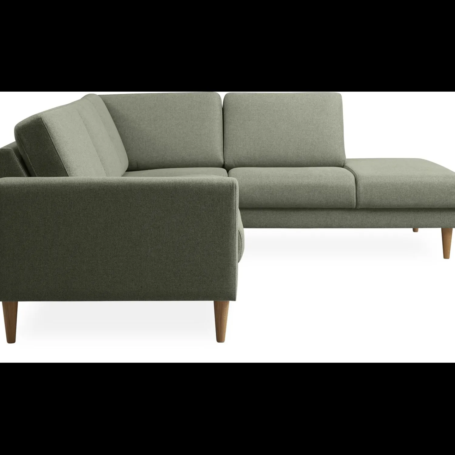 New ILVA Linea højrevendt hjørnesofa med pufafslutning