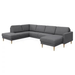 Outlet ILVA Linea højrevendt hjørnesofa med chaiselong