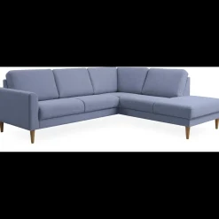 Clearance ILVA Linea højrevendt hjørnesofa med pufafslutning