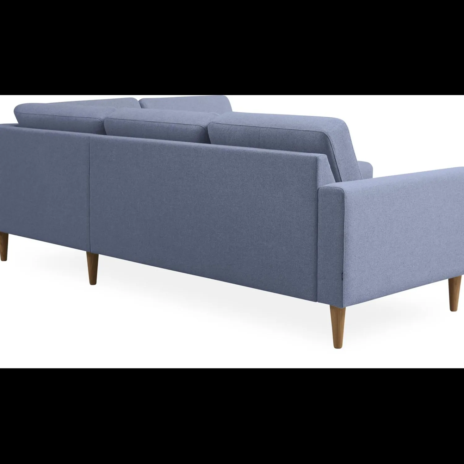 Clearance ILVA Linea højrevendt hjørnesofa med pufafslutning