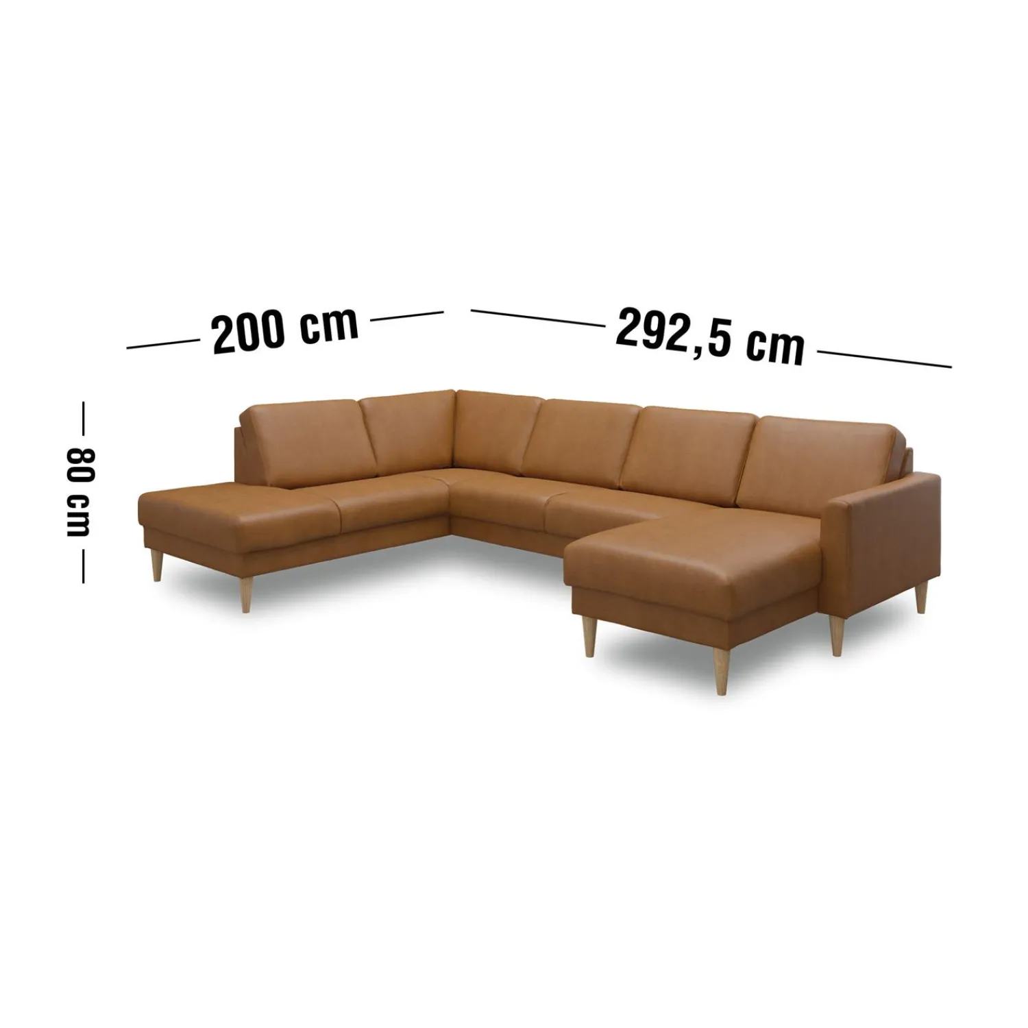 Best ILVA Linea højrevendt hjørnesofa med chaiselong