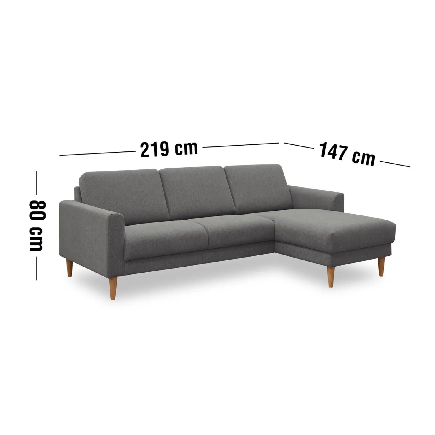 Sale ILVA Linea højrevendt sofa med chaiselong