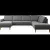 Online ILVA Linea venstrevendt hjørnesofa med chaiselong