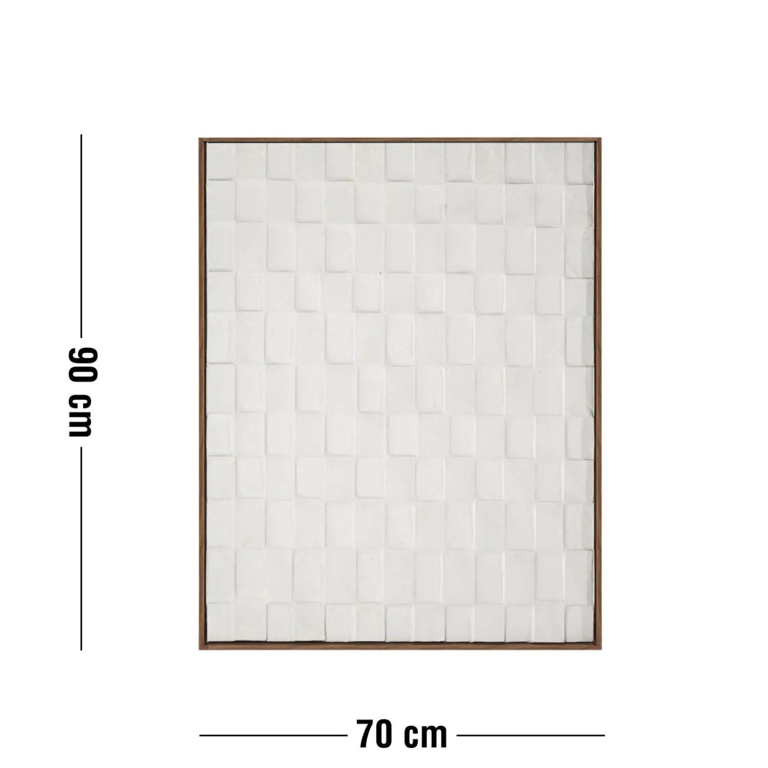 Best ILVA Lyriana Lærreds billede 90 x 70 x 3 cm