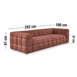 Online ILVA Manon 3 pers Sofa