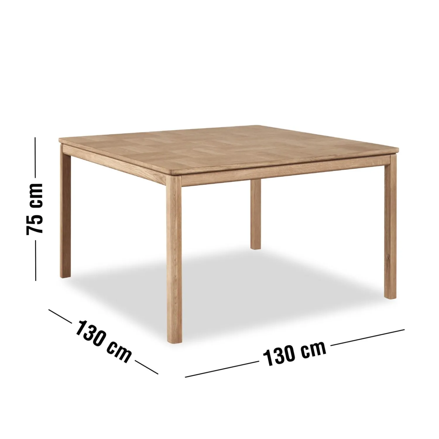 Best ILVA Meda Spisebord 130 x 130 x 75 cm