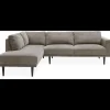 Clearance ILVA Mexico venstrevendt sofa med pufafslutning