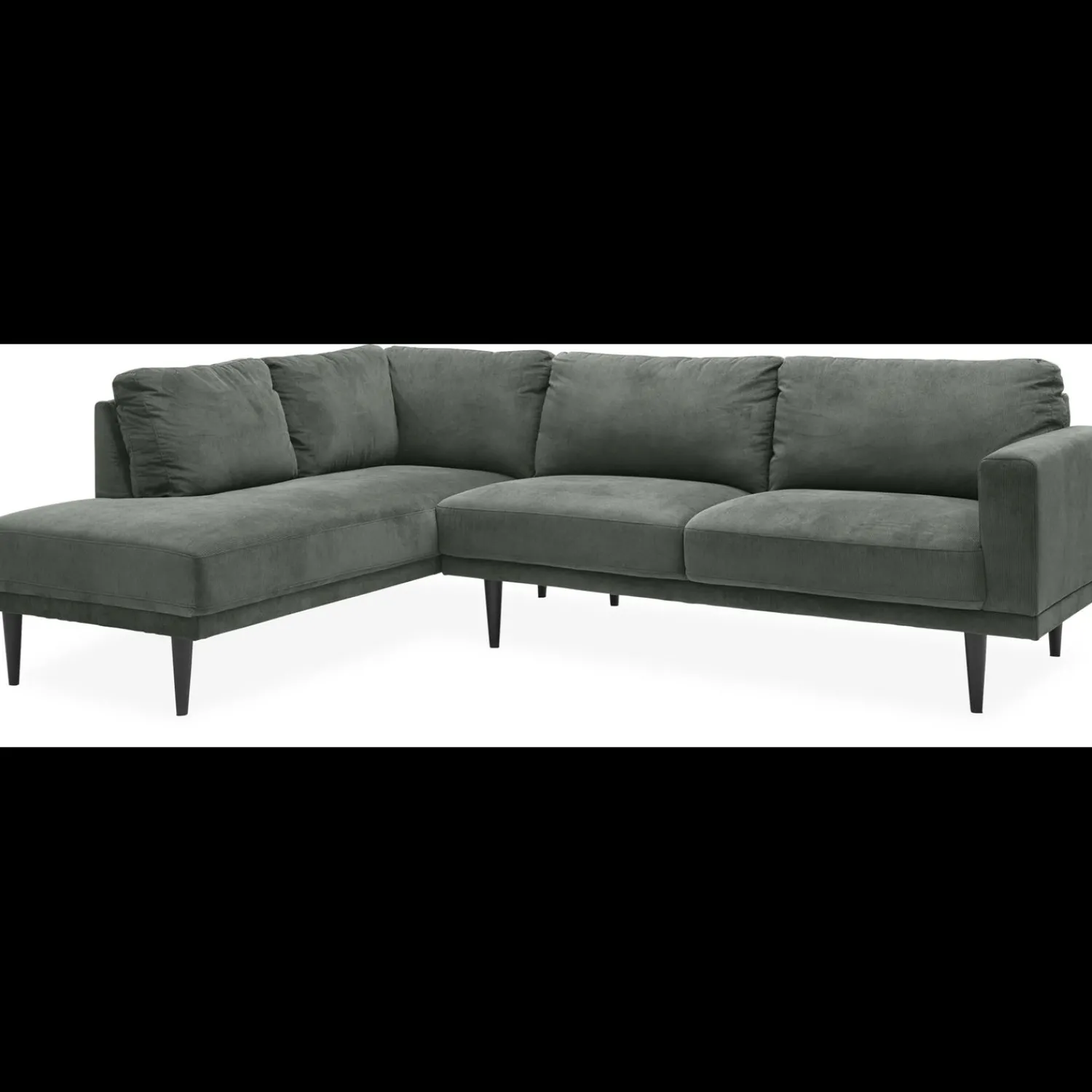 Hot ILVA Mexico venstrevendt sofa med pufafslutning