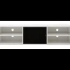 Discount ILVA Mistral AV TV-møbel med 3 hylder og 1 låge hvid/sort