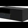 Discount ILVA Mistral AV TV-møbel med 2 hylder, 1 låge + 1 skuffe sort