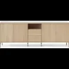 Outlet ILVA Mistral Classic Skænk i egefinér med 4 låger, 2 skuffer + ben
