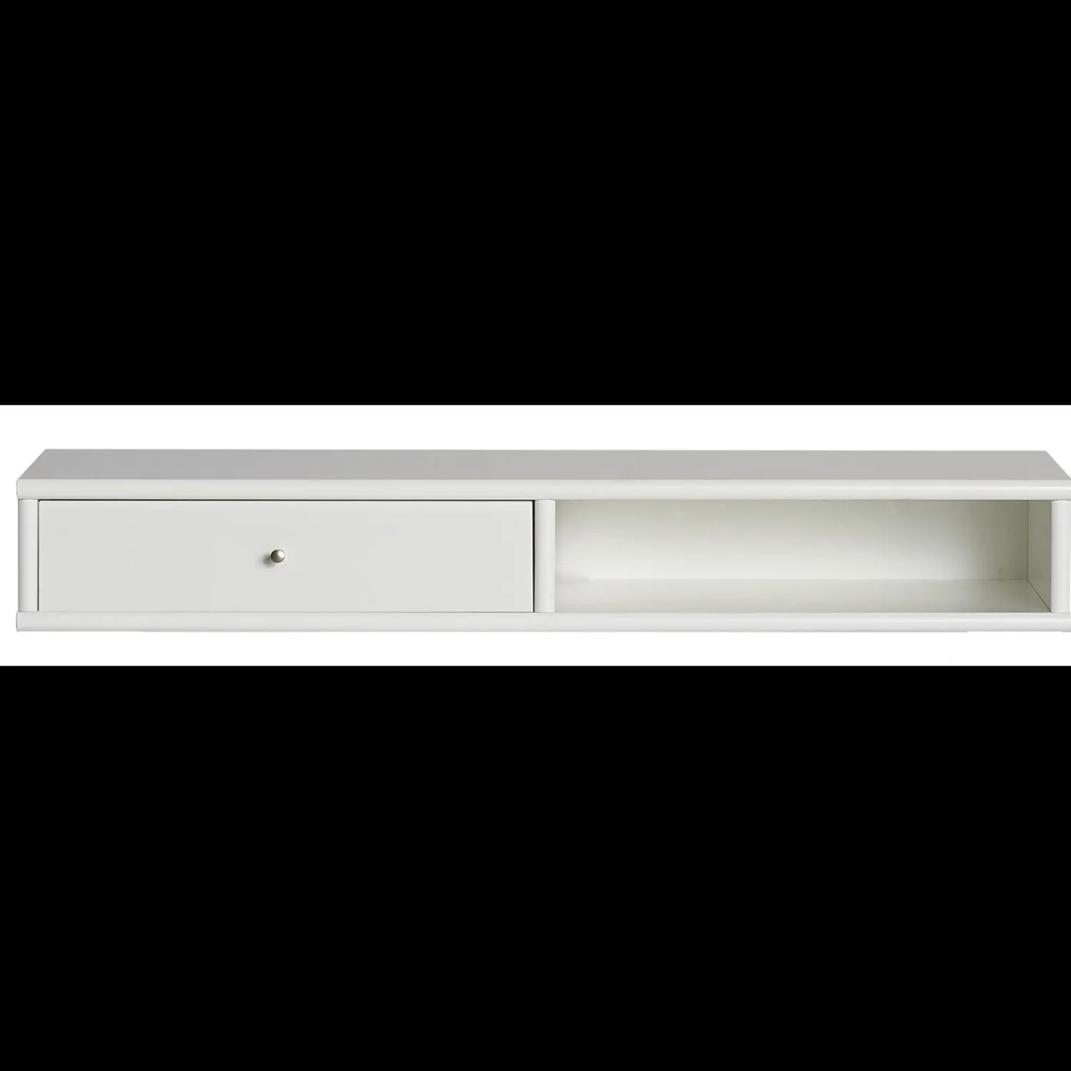New ILVA Mistral Classic Smal reol med 2 rum + 1 skuffe hvid
