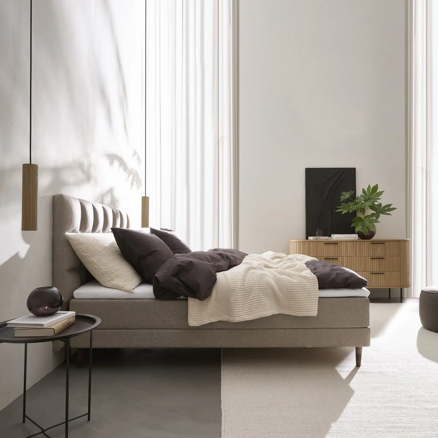 Online ILVA Nocturne Elegant inkl. topmadras, 140 x 200 cm elevationsseng