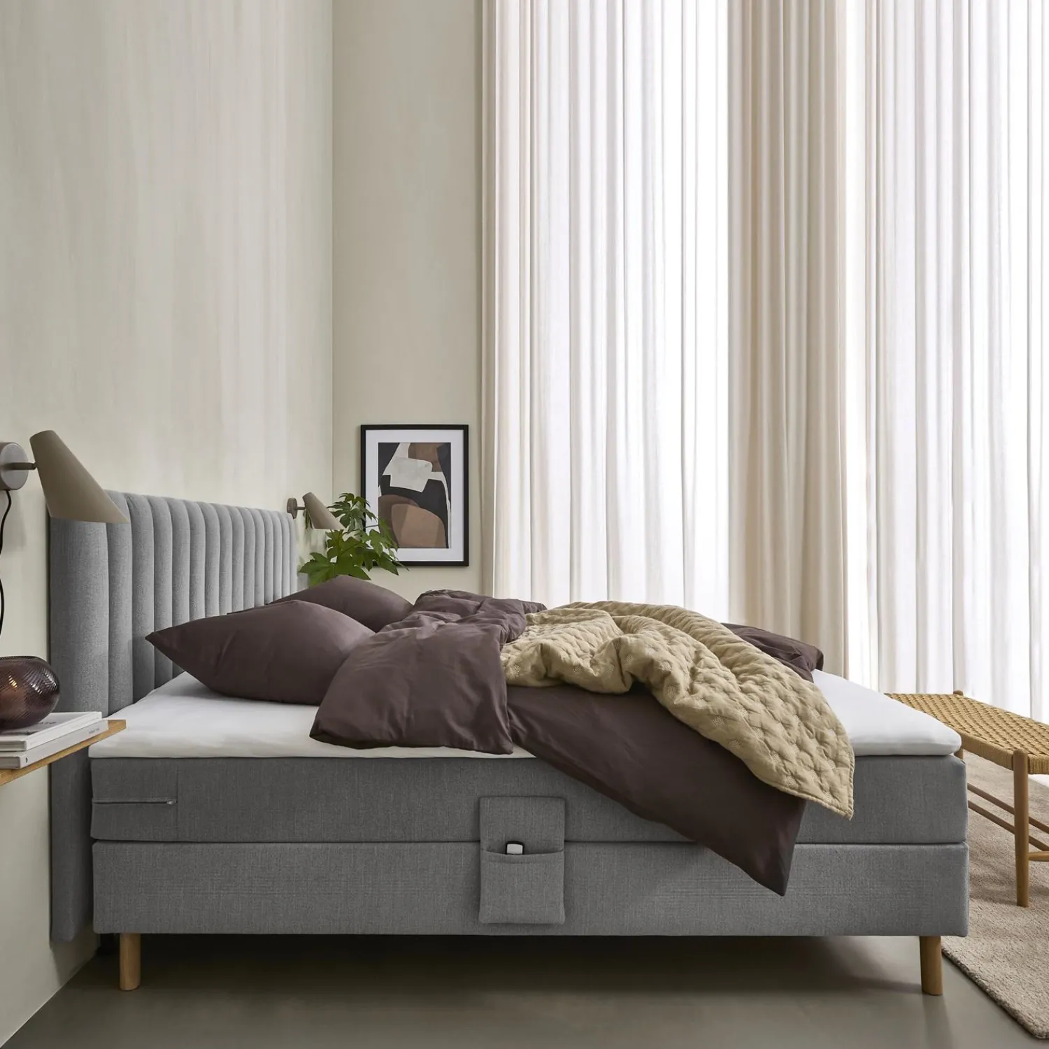New ILVA Nocturne Exclusive inkl. topmadras, 90 x 210 cm elevationsseng