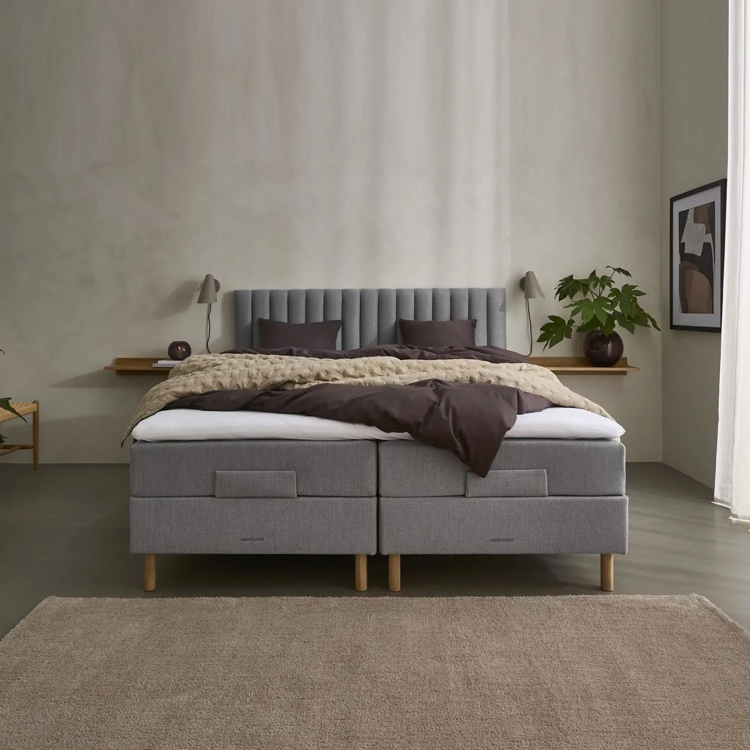 Best ILVA Nocturne Exclusive inkl. topmadras, 140 x 200 cm elevationsseng