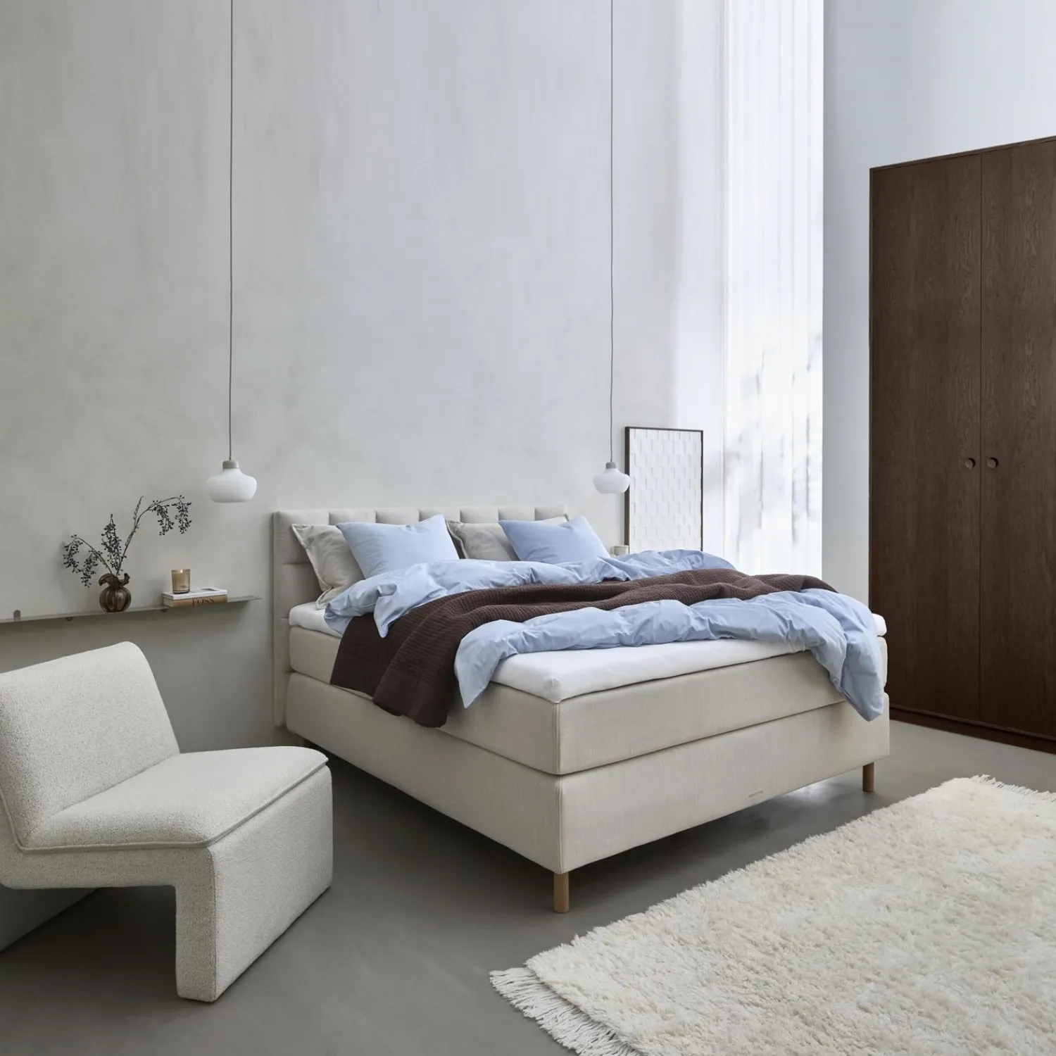 Discount ILVA Nocturne Exclusive Plus inkl. topmadras, 180 x 200 cm kontinentalseng