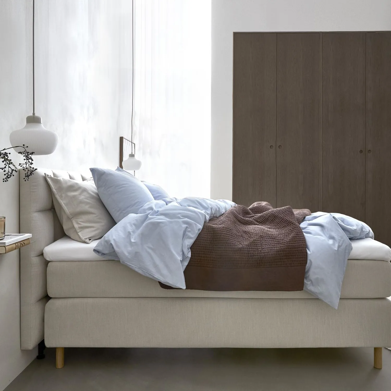 Discount ILVA Nocturne Exclusive Plus inkl. topmadras, 180 x 200 cm kontinentalseng