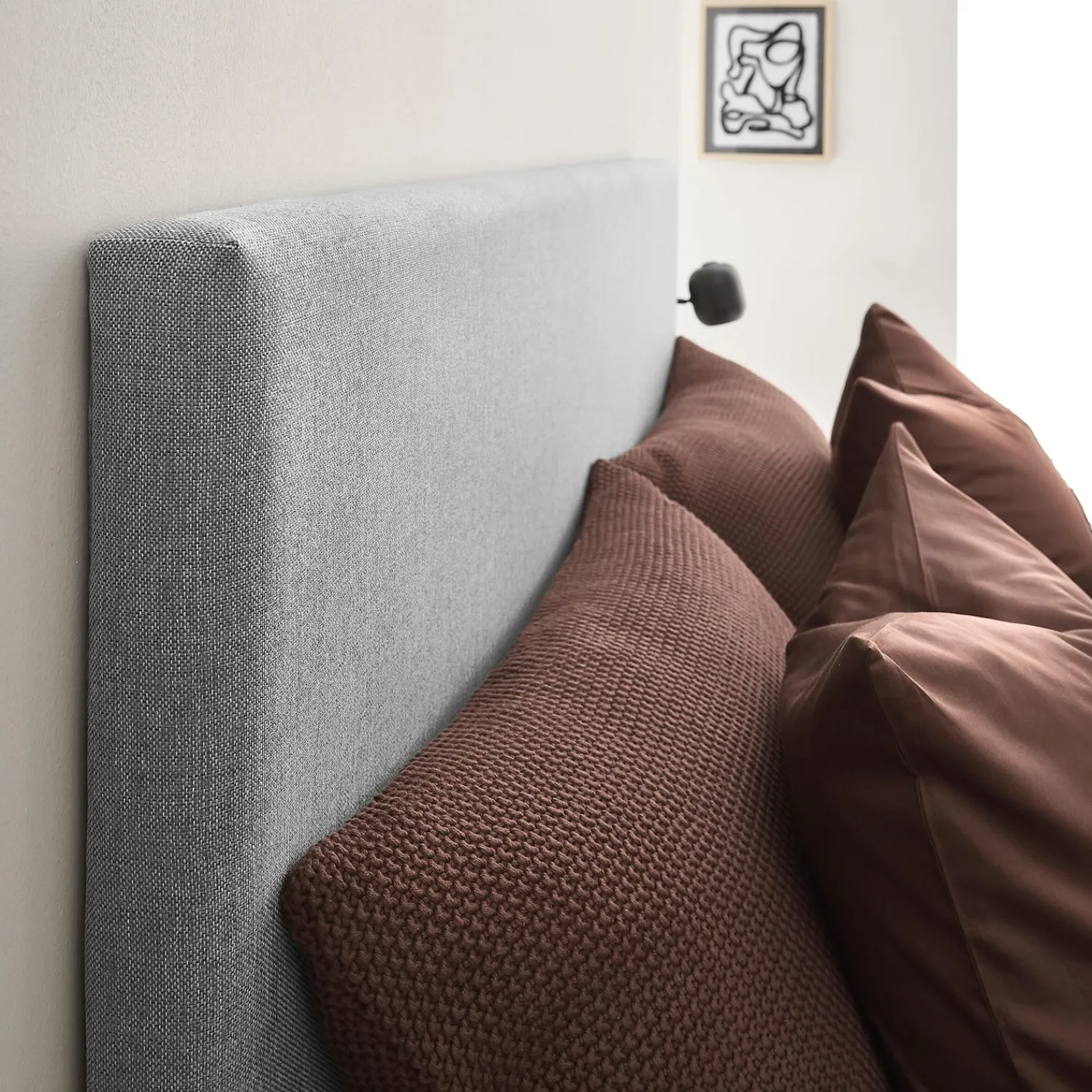 Clearance ILVA Nocturne Plain Sengegavl 182 x 105 x 8 cm