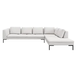 New ILVA Nordskov højrevendt hjørnesofa med pufafslutning