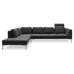 ILVA Nordskov venstrevendt hjørnesofa med pufafslutning