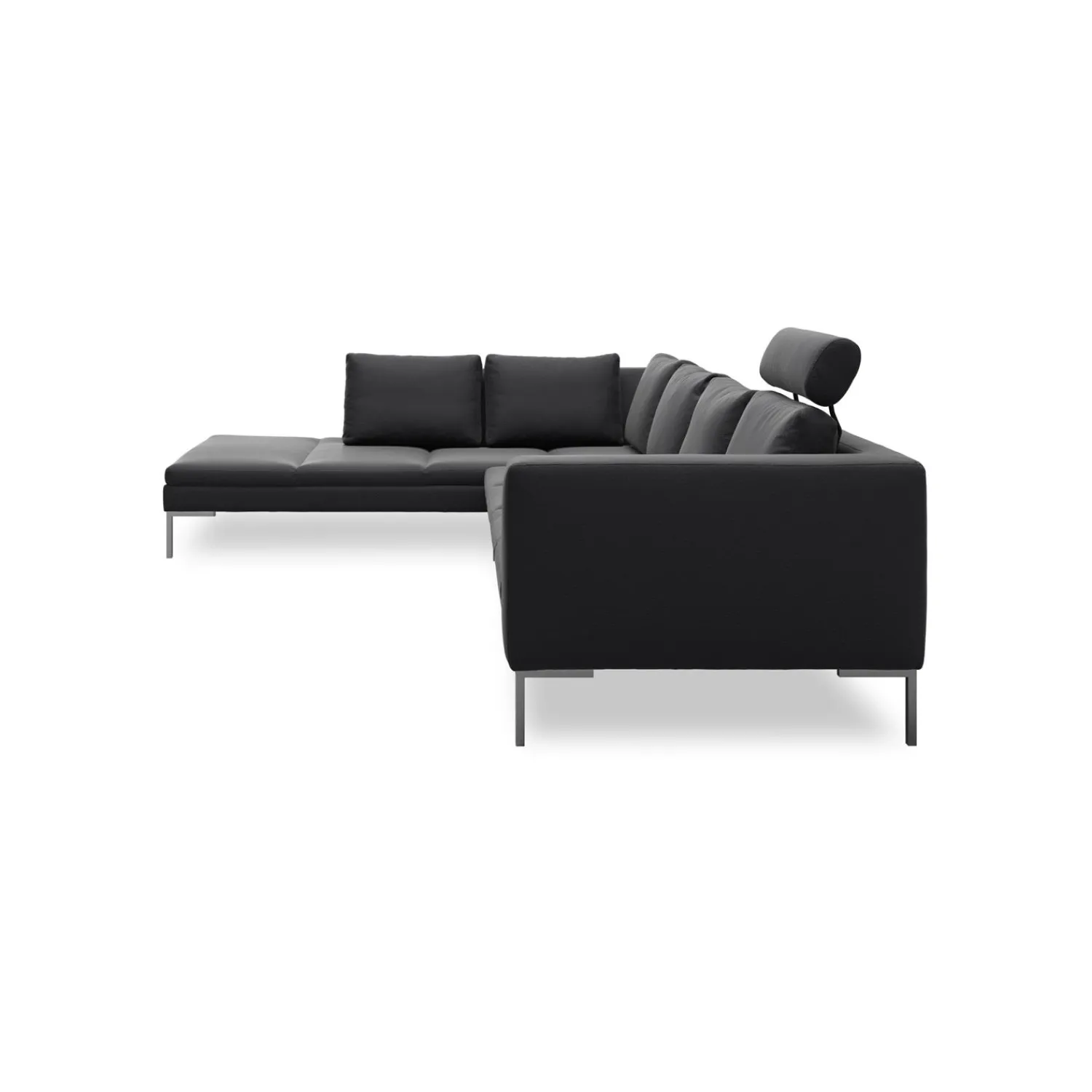 ILVA Nordskov venstrevendt hjørnesofa med pufafslutning
