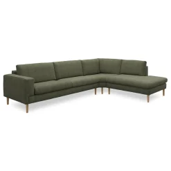 Discount ILVA Nyland højrevendt hjørnesofa med pufafslutning
