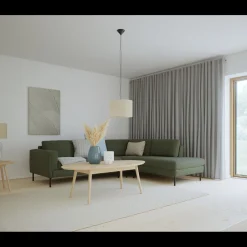 Clearance ILVA Nyland højrevendt hjørnesofa med pufafslutning