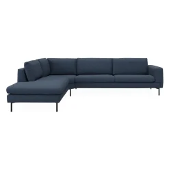 Outlet ILVA Nyland venstrevendt hjørnesofa med pufafslutning
