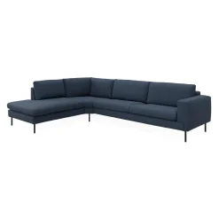 Outlet ILVA Nyland venstrevendt hjørnesofa med pufafslutning