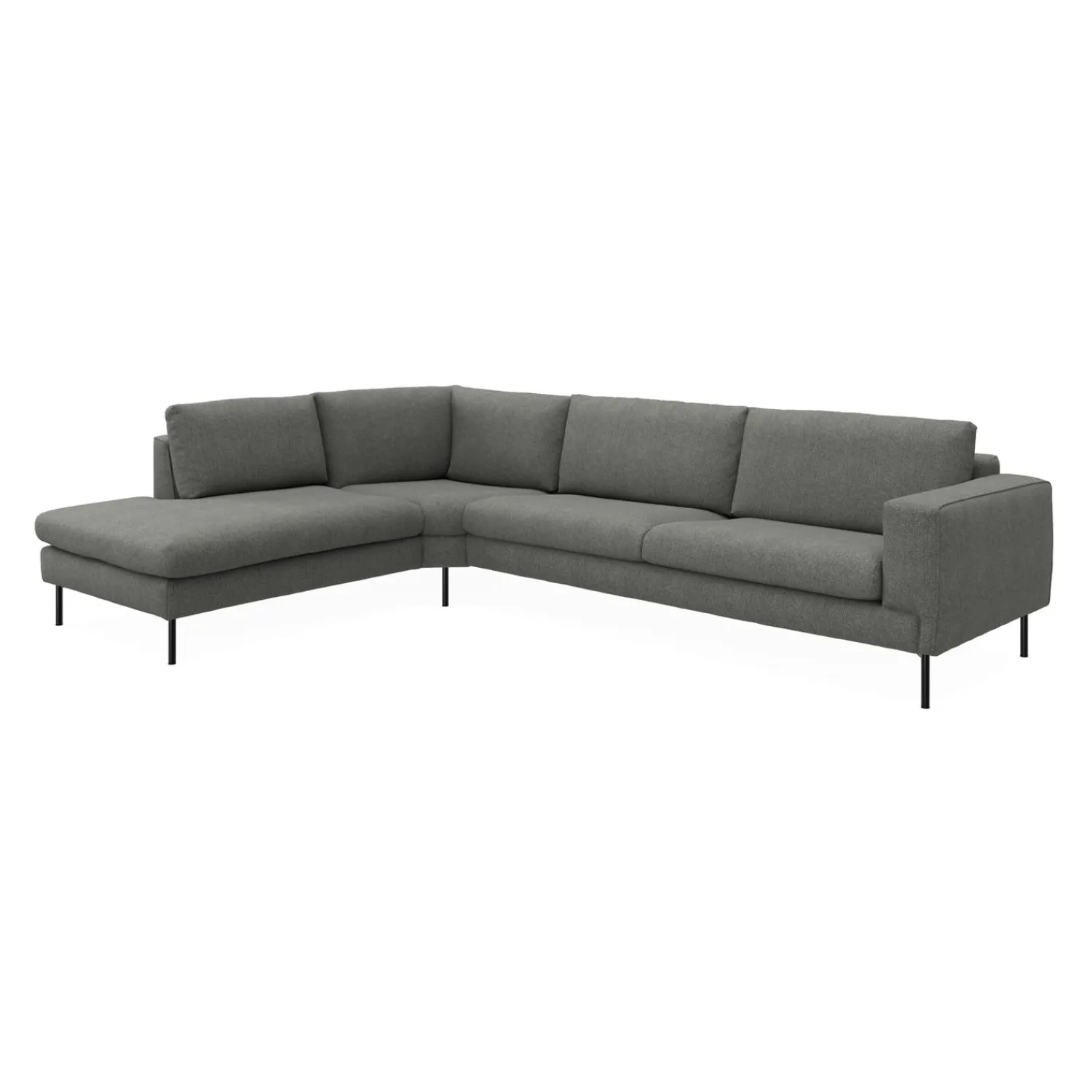 Outlet ILVA Nyland venstrevendt hjørnesofa med pufafslutning
