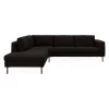 Outlet ILVA Nyland venstrevendt hjørnesofa med pufafslutning