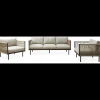 Best ILVA Oblic Loungehavesæt med 3 pers. loungesofa og 2 stk. hvilestole.