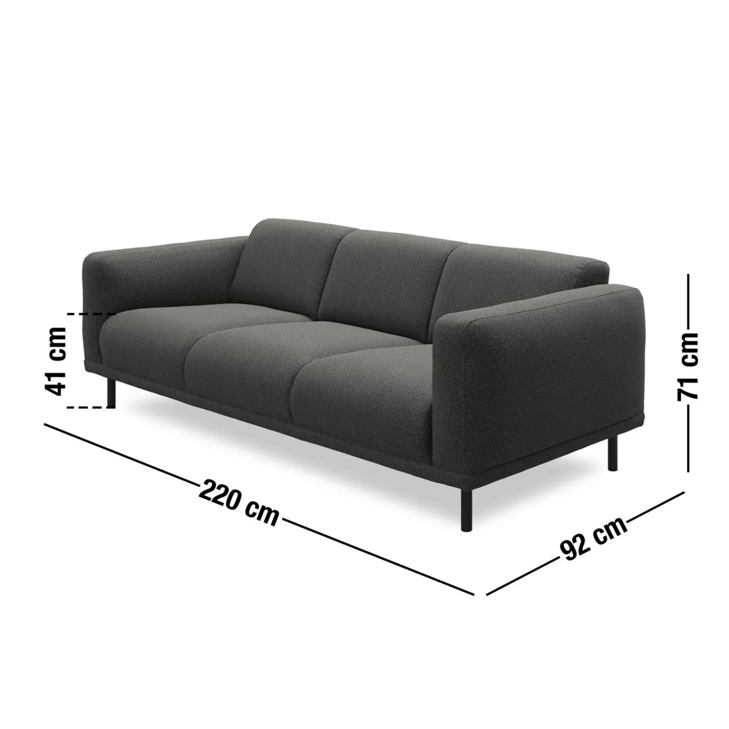 Outlet ILVA Parker 3 pers Sofa
