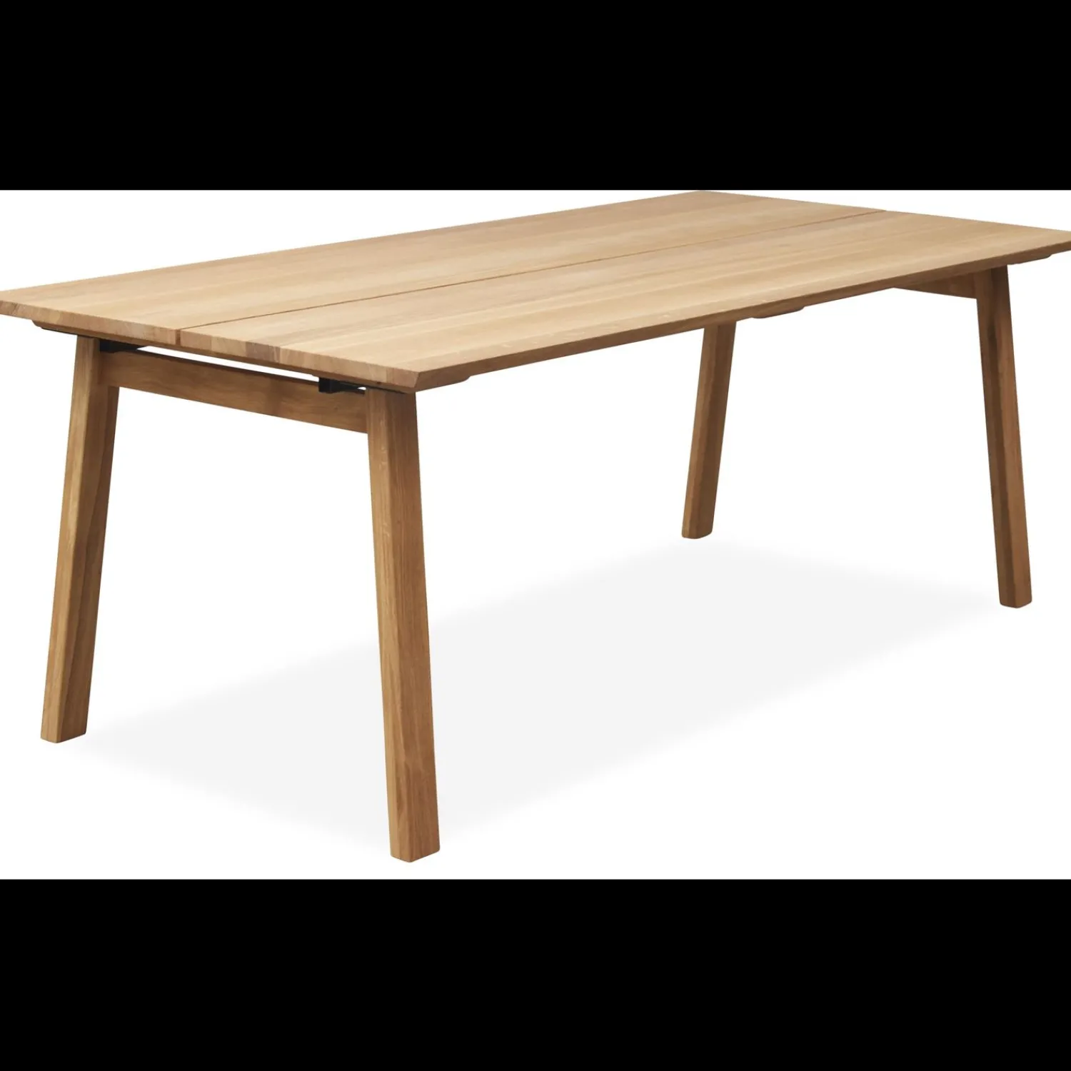 Sale ILVA Real Spisebord 200 x 95 x 75 cm, plade + ben i lyst træ