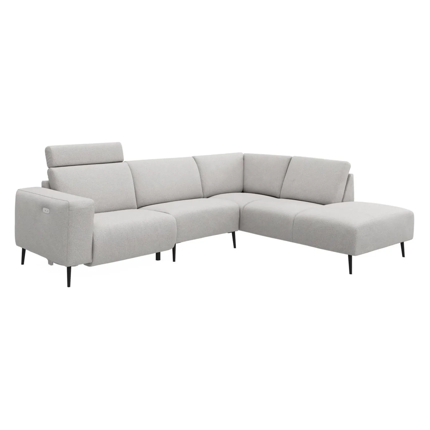 Discount ILVA Remus højrevendt sofa med pufafslutning