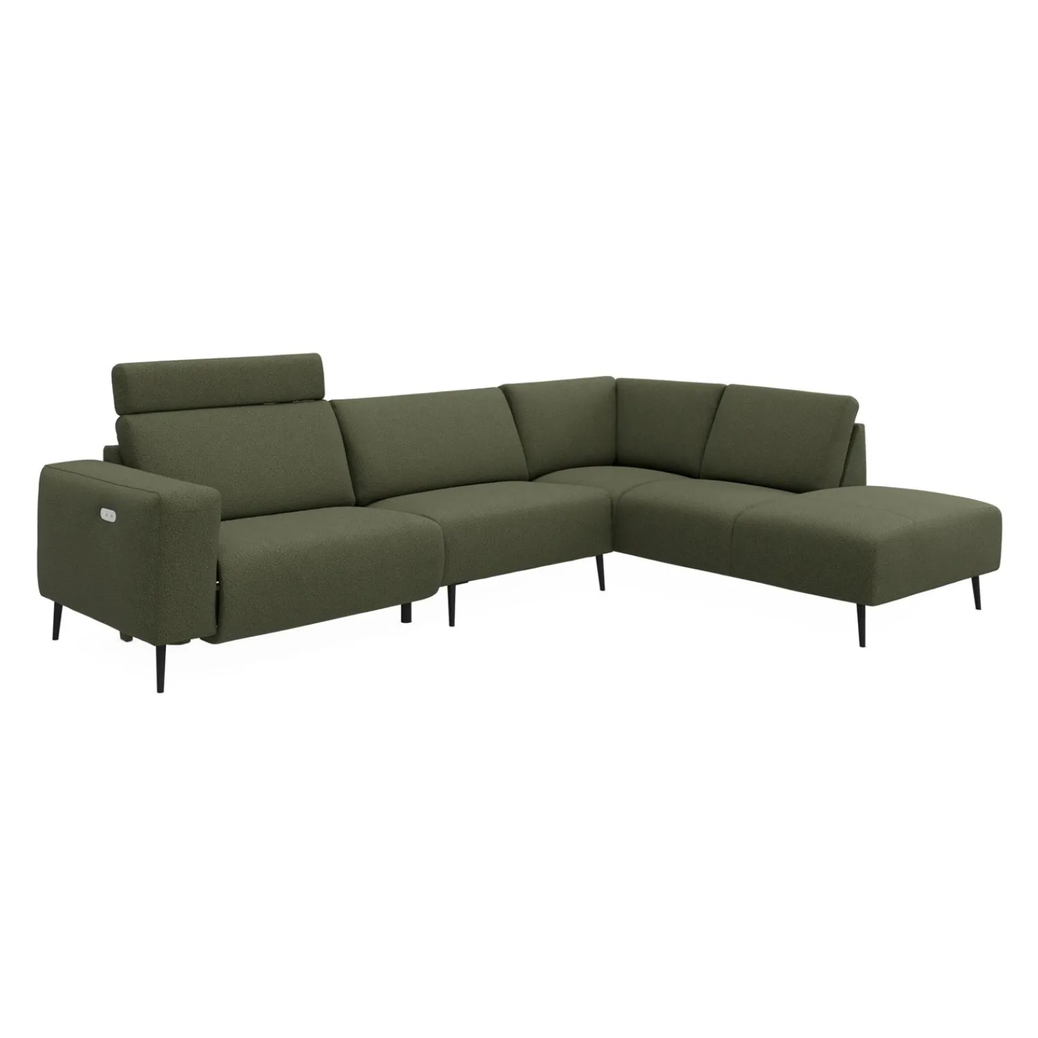 Hot ILVA Remus højrevendt sofa med pufafslutning